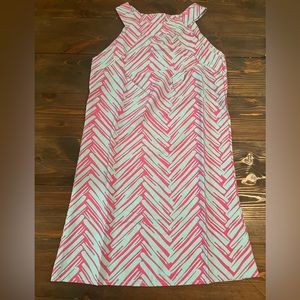 Brand New Blue And Pink Mini Dress